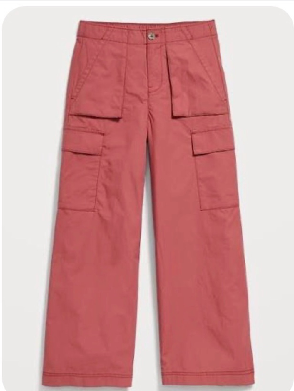 Old Navy Loose Poplin Cargo Pants Girls